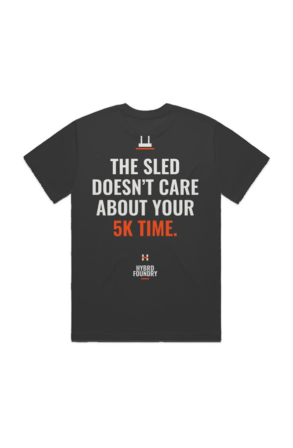 The Sled Doesn't Care Back Print Tee