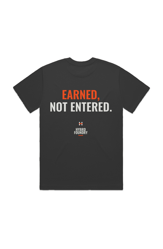 Earned Not Entered Back Print Tee