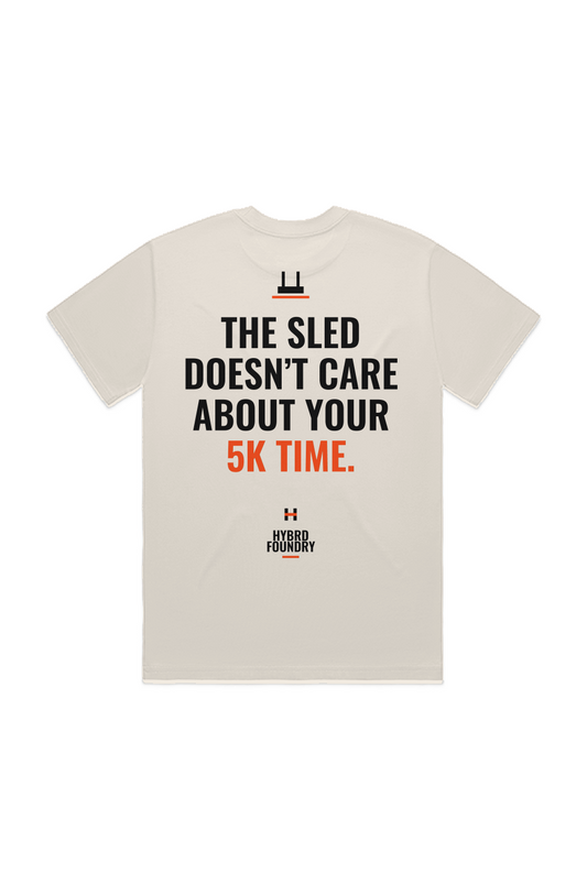 The Sled Doesn't Care Back Print Tee