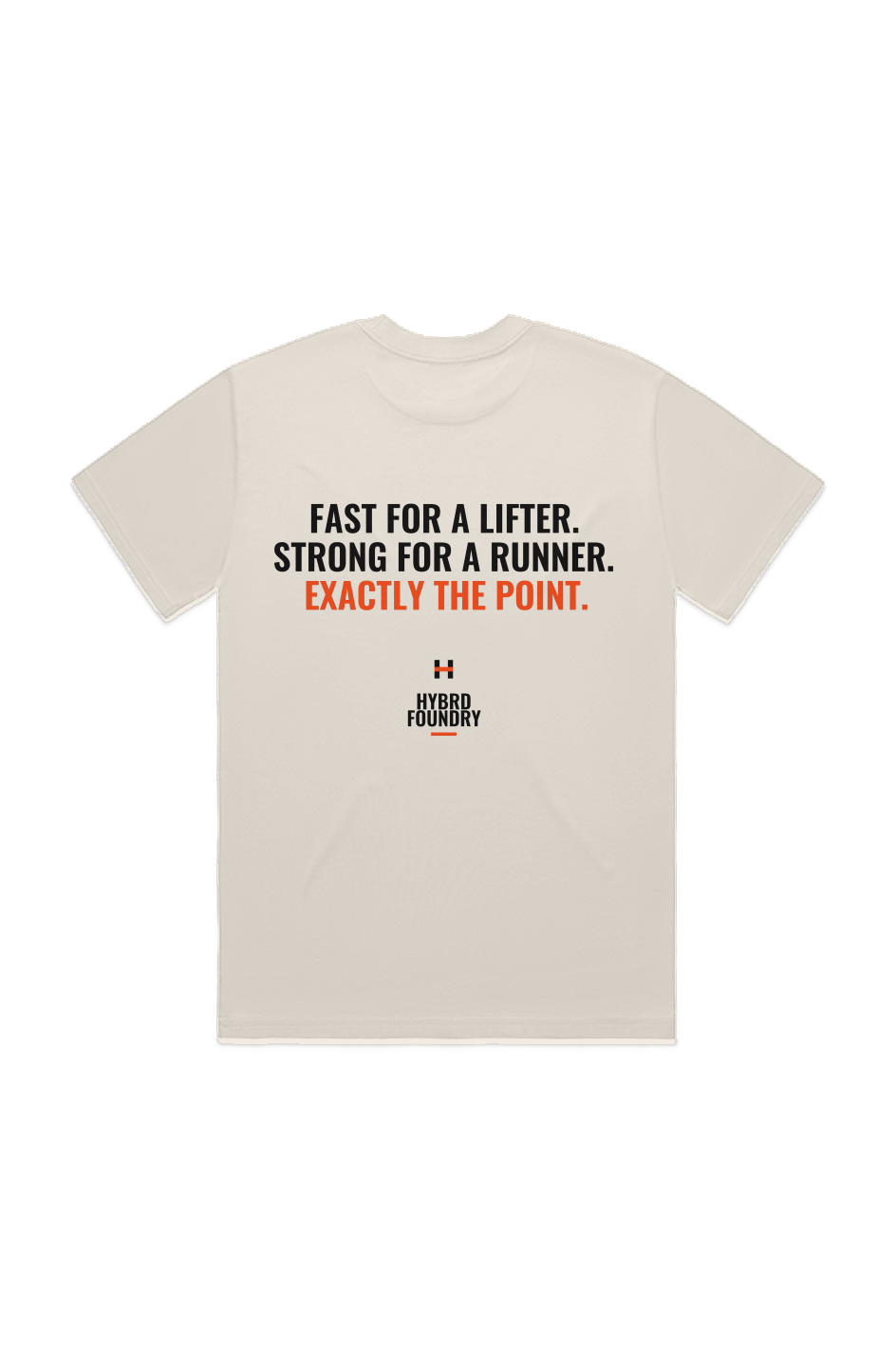 Fast For A Lifter Back Print Tee