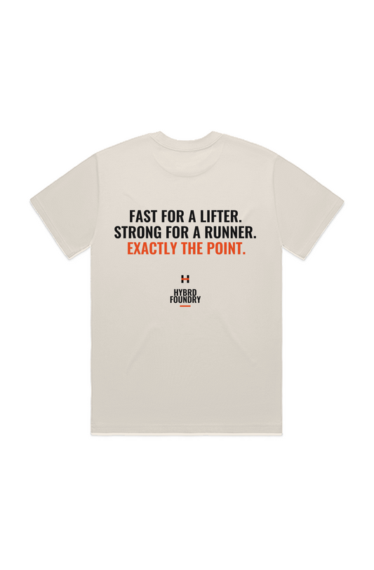 Fast For A Lifter Back Print Tee