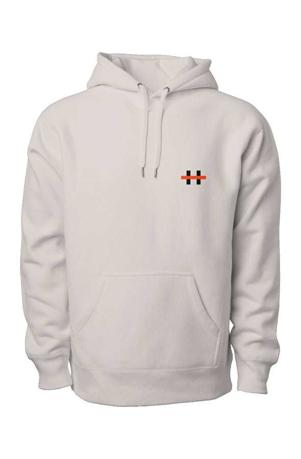 Ready Is Built Not Felt Back Print Hoodie