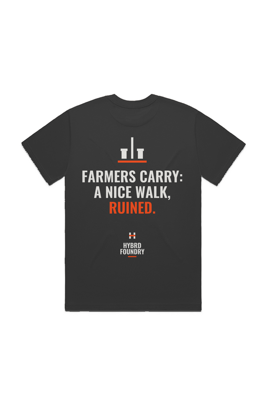 A Nice Walk Ruined Back Print Tee
