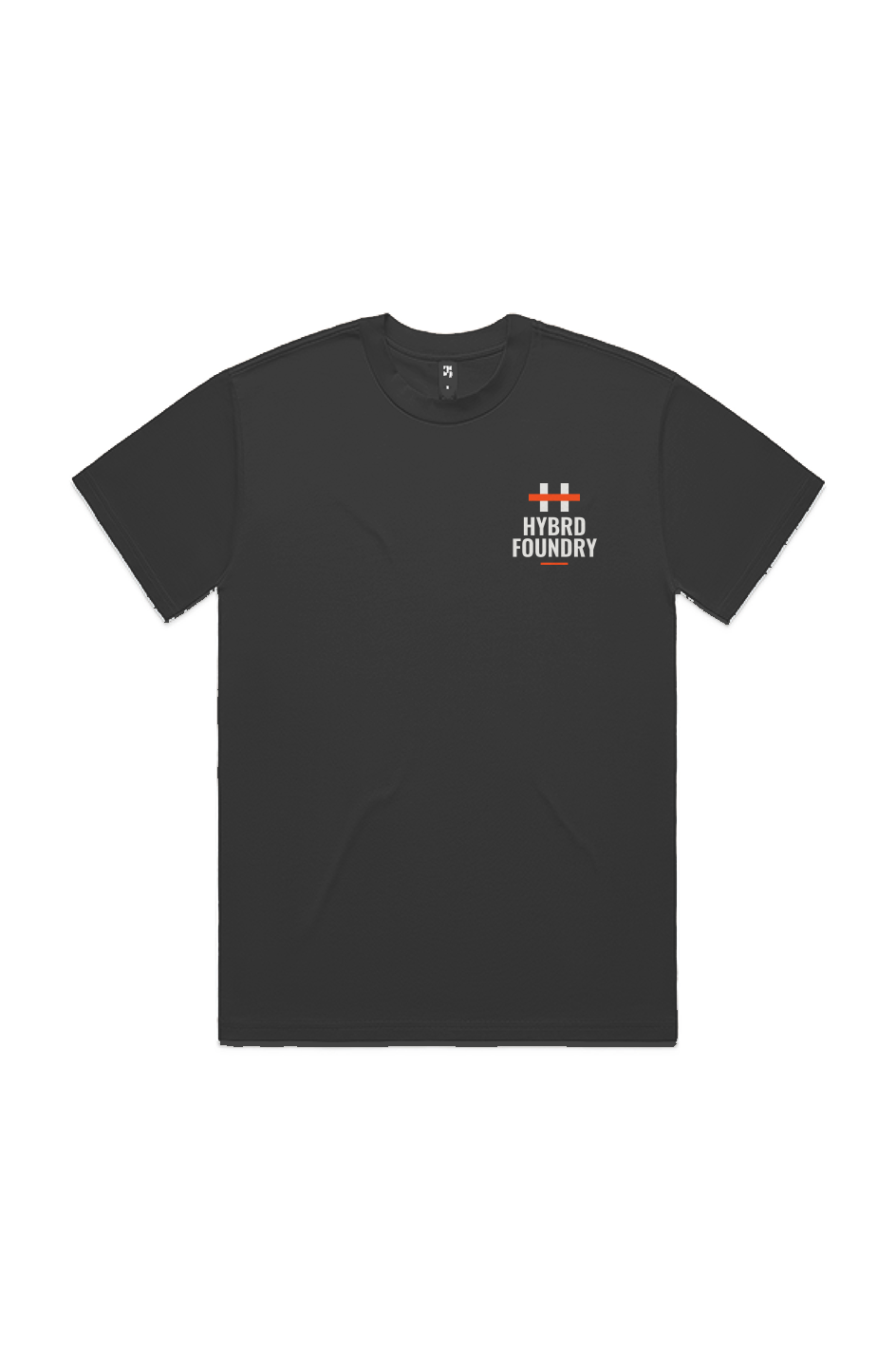 Show Up Raw Back Print Tee