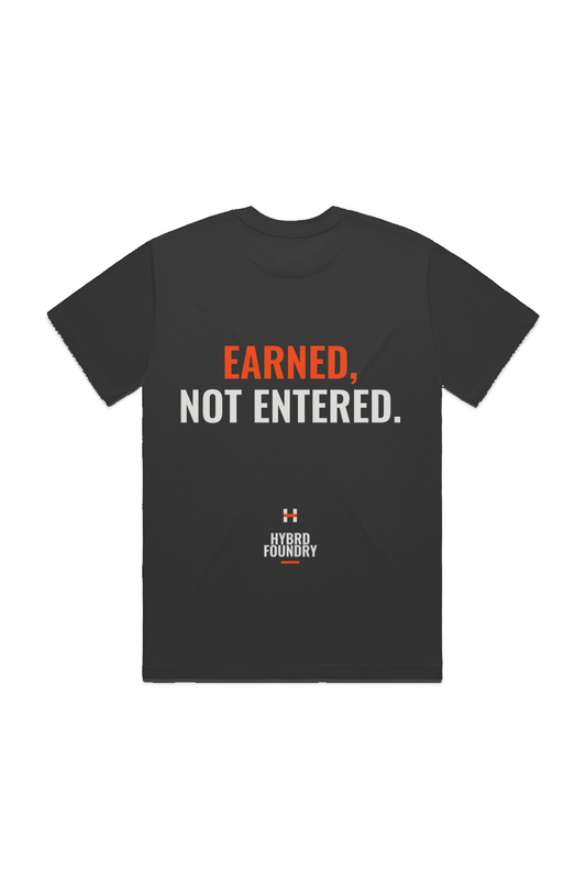 Earned Not Entered Back Print Tee