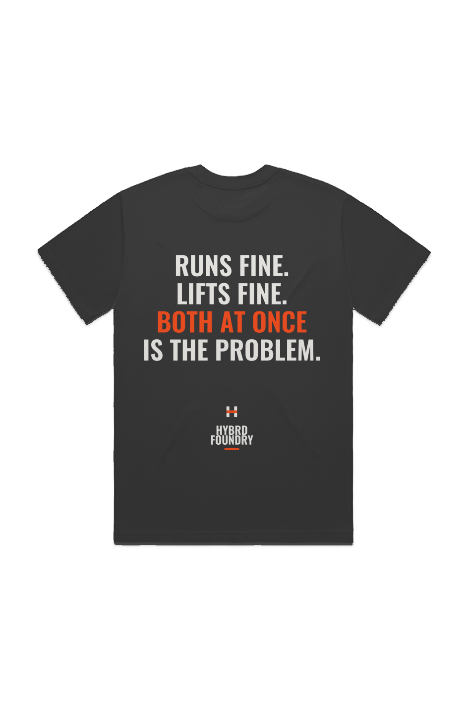 Both At Once Is The Problem Back Print Tee