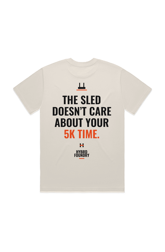 The Sled Doesn't Care Back Print Tee