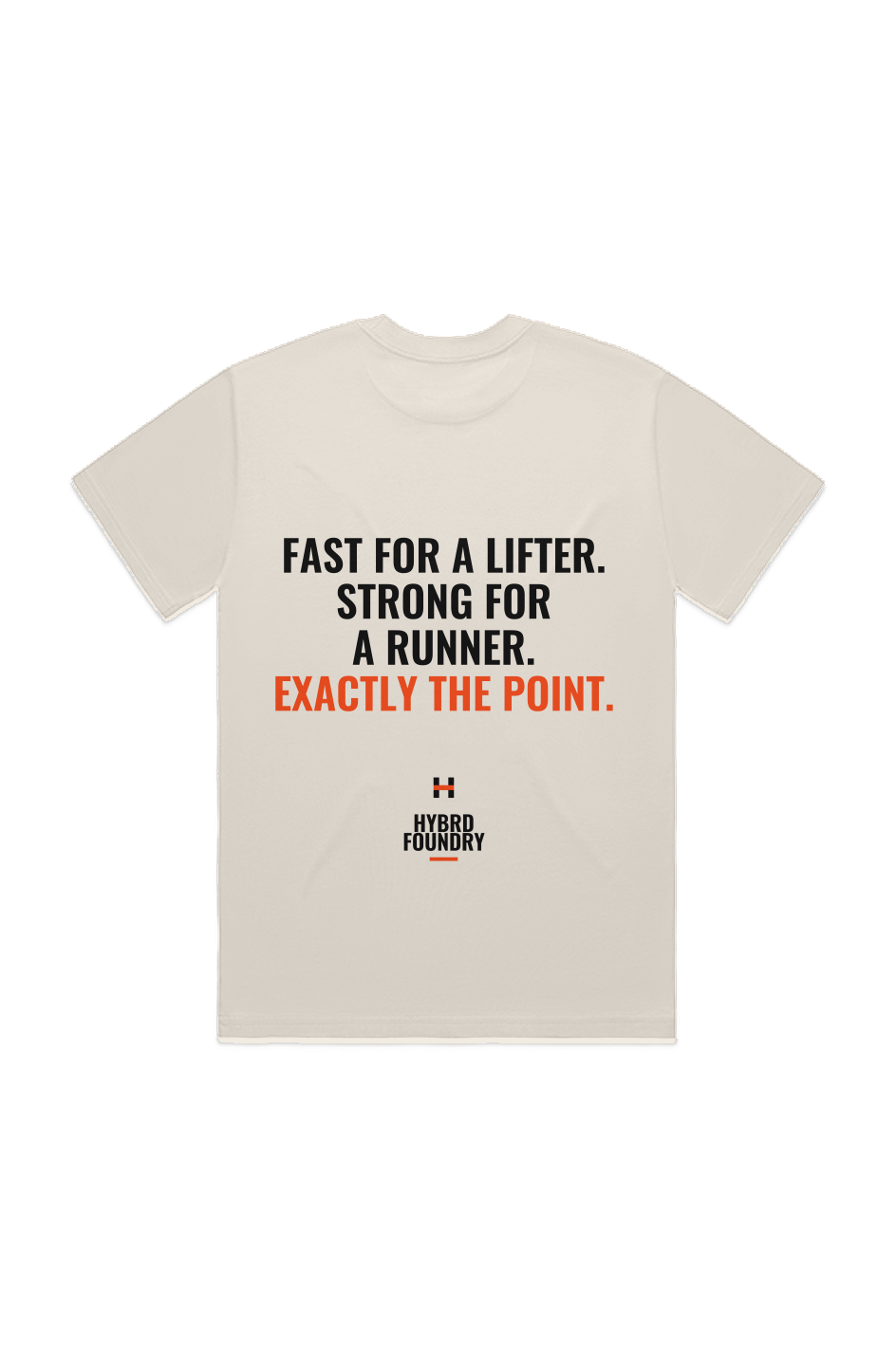 Fast For A Lifter Back Print Tee