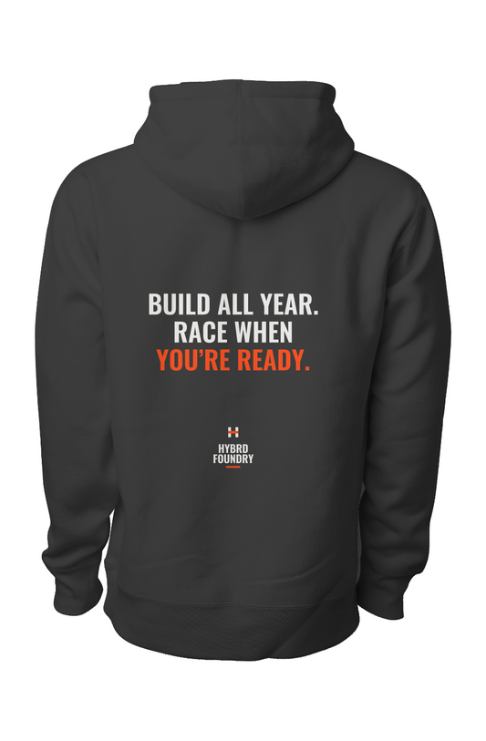 Build All Year Back Print Hoodie