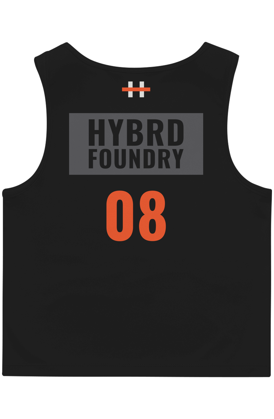 Women's Race Crop Tank Team Back