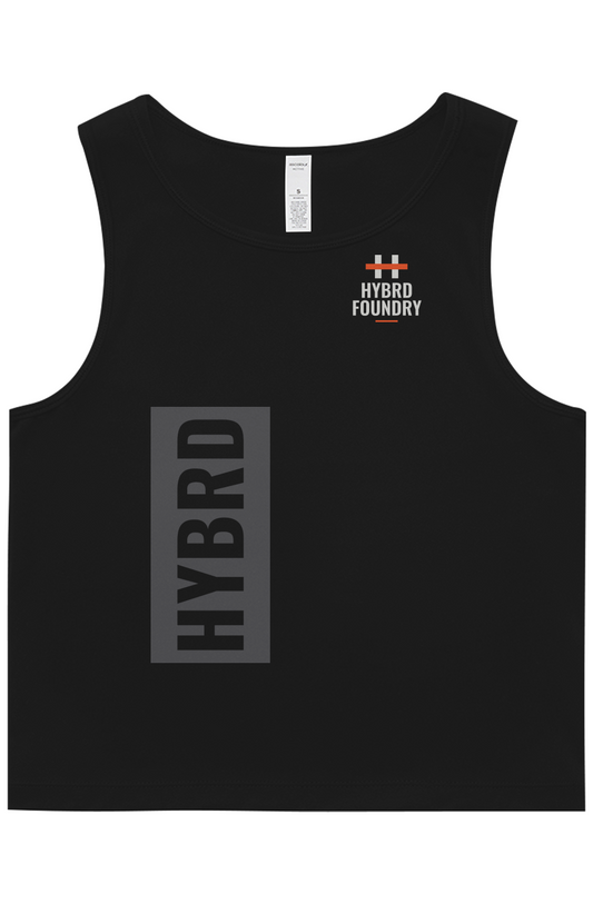 Women's Race Crop Tank Colour Block